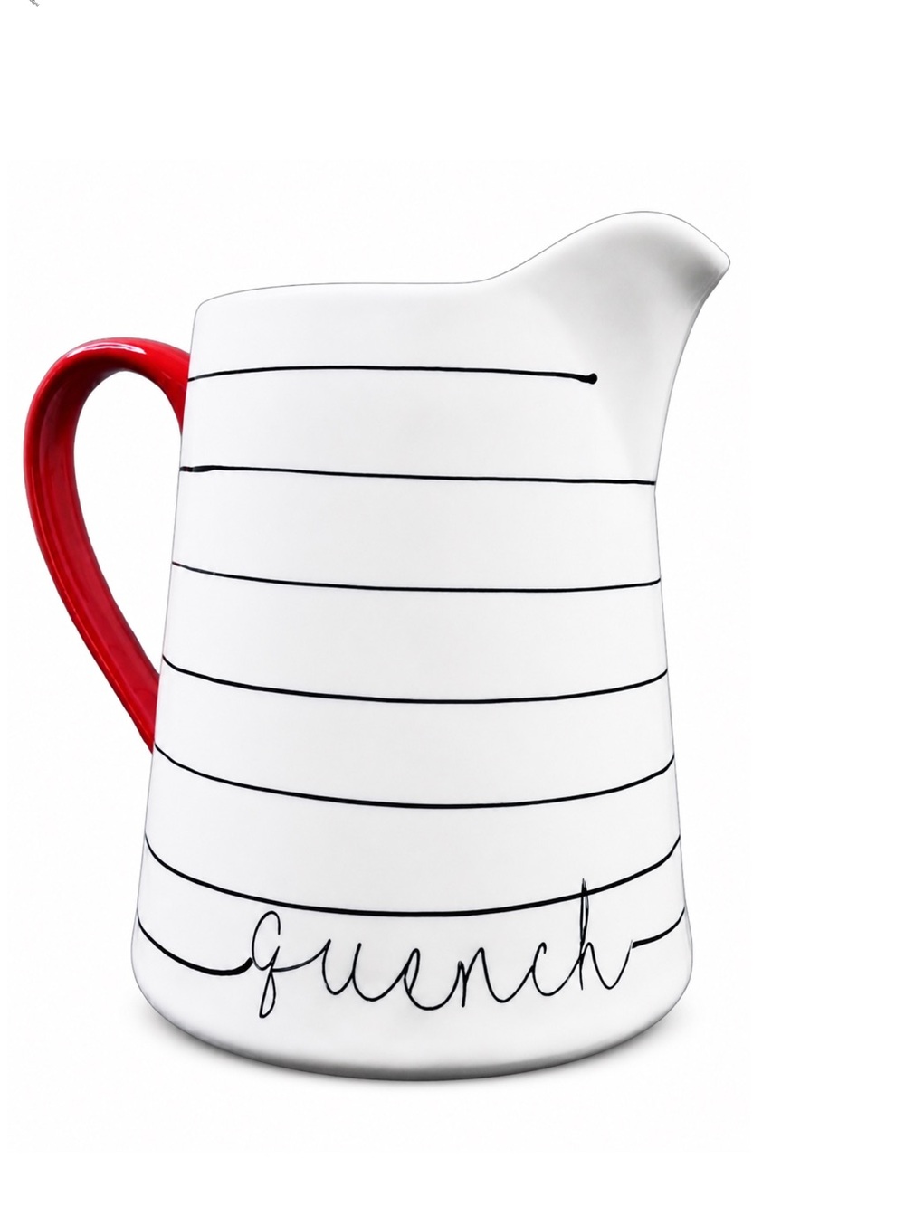 Blue Harbor Quench Red Striped Beverage‎ Organic Pitcher 64 Ounce